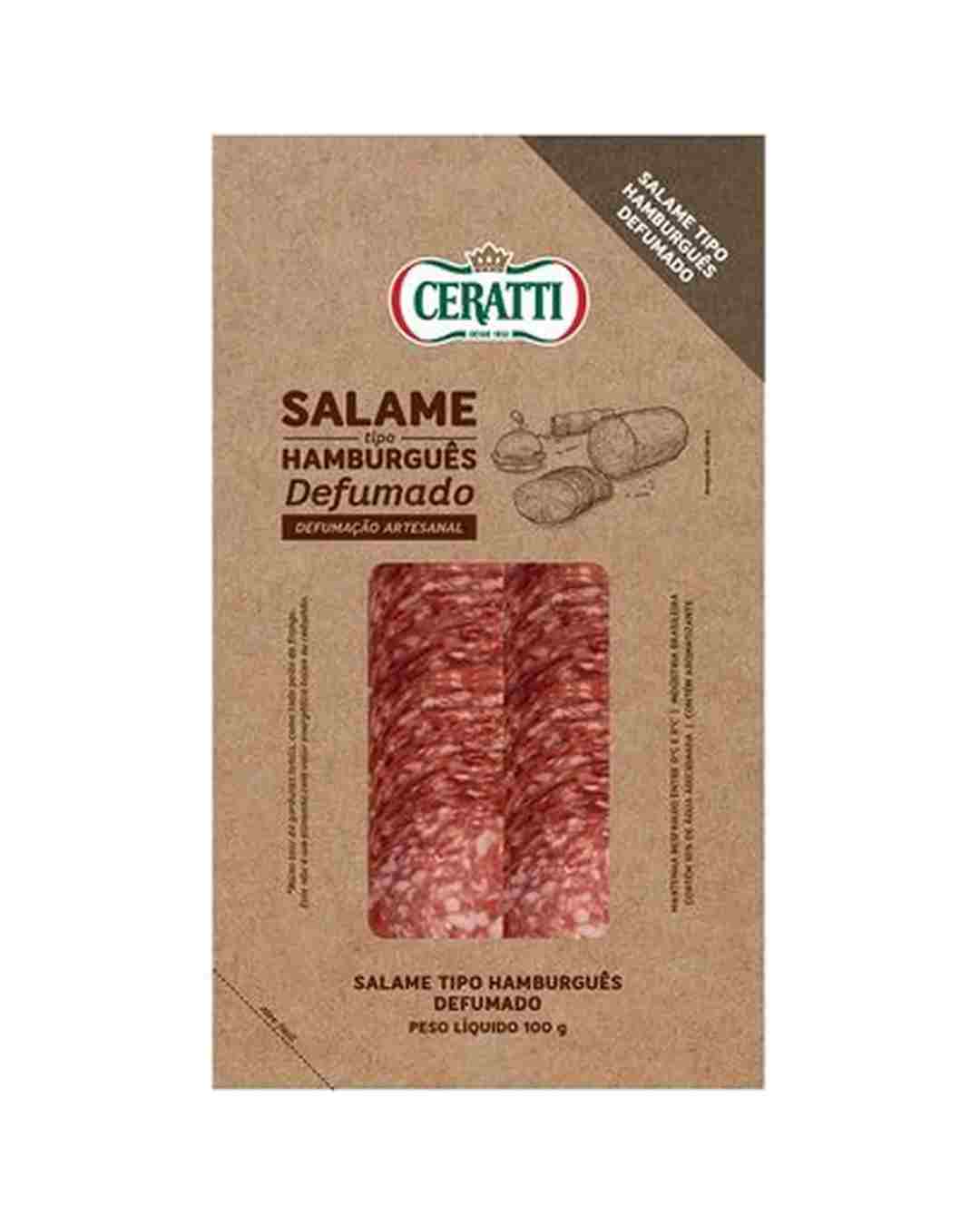 Salame Hamburgues Fat Ceratti 100g